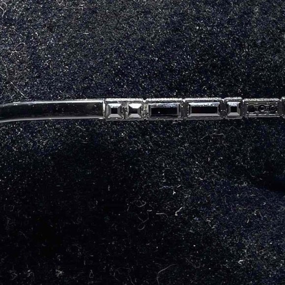 Authentic Chanel Women's Jeweled Eyeglasses with Woodgrain Black frame - Picture 6 of 7